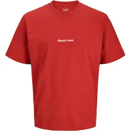 JACK & JONES JORNORREBRO EMB TEE rot L