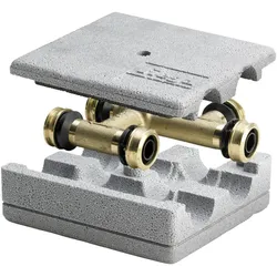 Viega Kreuzungs-T-Stück mit SC Raxofix 5349 in 20mm x 20mm x 20mm Messing 647964