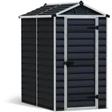 CANOPIA Palram - Canopia Gerätehaus Skylight 121 cm x 177 cm Grau
