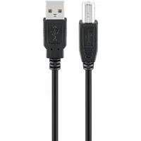 goobay USB 2.0 A/B - Schwarz - 0.25m