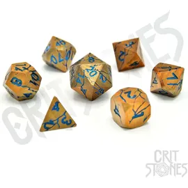 glassstaff CritStones Metal Würfel Set Sundered Spells (7)