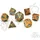 glassstaff CritStones Metal Würfel Set Sundered Spells (7)