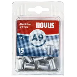 NOVUS Nietmutter M 6 X 15 ALU 10ST