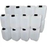 16 Stück 10 Liter Kanister, Wasserkanister Farbe natur lebensmittelecht DIN51 (16x10knn51)