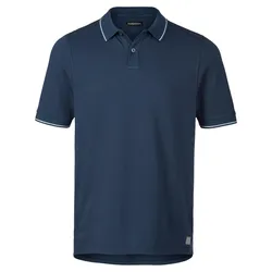 Piqué-Polo-Shirt 1/2-Arm Louis Sayn blau