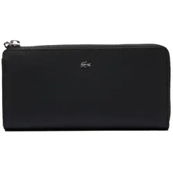 LACOSTE Damen Geldbörse - DAILY City Long Wallet, 9,5x19x3cm (HxBxT) Schwarz