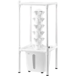 VEVOR Hydroponik Turm Hydroponisches Anbausystem Wachstumslicht 30 Steckplätze