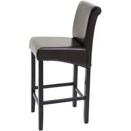 Mendler 2er-Set Barhocker  Holz  braun