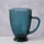 Boltze Krug Rigano aus Glas, 1000ml, Blau