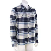 Patagonia Fjord Flannel Herren Hemd-Blau-XL