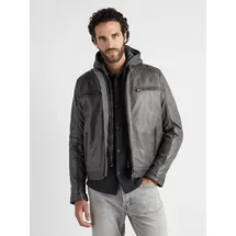 JCC Lederjacke grau L-XL
