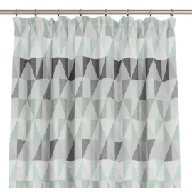 Wirth Vorhang WIRTH "Berlare" Gr. 2, grün (mint), B:132cm H:175cm, Jacquard, Baumwolle, Polyester, Gardinen