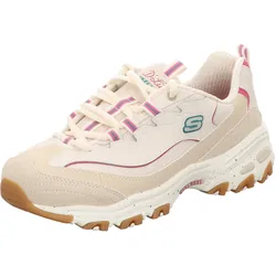 Skechers Damen Schnürschuh D'lites Bold Views in beige