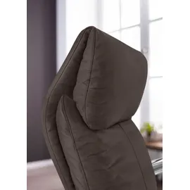 W.Schillig Relaxsessel rumbaa Mikrofaser 73 x 115 x 84 cm Braun mit Doppelmotor