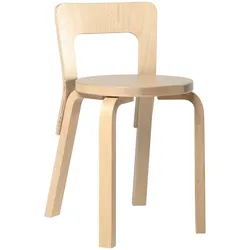 Artek - 65 Stuhl, Birke klar lackiert