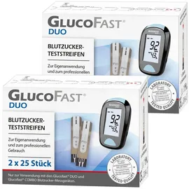 Glucofast Duo Blutzucker-Teststreifen 100 St Teststreifen