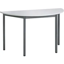 Sodematub Halbrundtisch 120 x 60 x 74 cm Grau