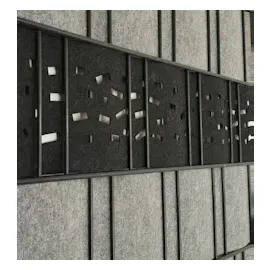 zaun|zu® Sichtschutzstreifen 260 x 0 cm Schwarzgrau Vlies