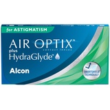 Alcon Air Optix plus HydraGlyde for Astigmatism Monatslinsen weich, 3 Stück / BC 8.7 / DIA 14.5 / CYL -1.25 / +3.5 Dioptrien