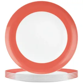 SELTMANN WEIDEN Speiseteller Liberty Pure Colors ø 27 cm 6er Set - Flamingo Red