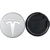4 Stück Radnabenkappen für Tesla MODEL 3 MODEL S MODEL X 60MM, Radnabendeckel, Felgenkappen, Radnabenabdeckung, Felgendeckel, Wasserdicht/Anti-Rost