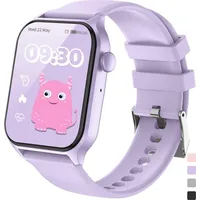 Jubunrer Smartwatch Kinder Uhr Jungen Mädchen Herzfrequenzschlaf Tracker Schrittzähler Wecker Sport IP68 wasserdichte Fitness Smart Kids Geschenke