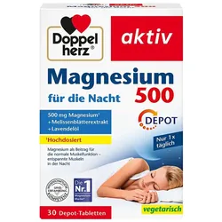 Doppelherz Magnesium 500 für die Nacht