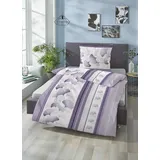 biberna Bettwäsche "Konstantin", lila (flieder), B/L: 135cm x 200cm, , Mako-Satin, B/L: 80cm x 80cm, Mako-Satin, Obermaterial: 100% Baumwolle, Bettwäsche, Mako-Baumwoll Satin Qualität aus 100% Baumwolle