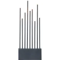 EGLO LED Kerzenständer Buzz, Dekoleuchte Weihnachten, Fensterdeko aus Holz,