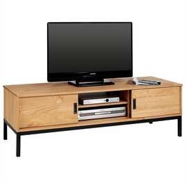 IDIMEX Lowboard SELMA, Lowboard TV Möbel Tisch Schrank Fernsehtisch Industrial Design braun