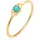 Elli Ring Damen Evil Eye Howlith Talisman in 925 Sterling Silber