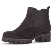 Gabor Damen Chelsea Boots, Frauen Stiefeletten,Wechselfußbett,Best Fitting,winterstiefeletten,winterschuhe,gefüttert,engl. brown,40.5 EU / 7 UK - 40.5