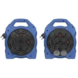 PRO PLUS ProPlus Kabeltrommel 373838, 15m, für außen IP44, 4x Schutzkontaktsteckdose