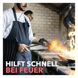 evocamp Feuerfeste Unterlage 50 x 50 cm schwer entflammbar schwarz