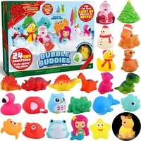 Luxuskollektion JOYIN Leuchtende Badespielzeuge Weihnachten Adventskalender Kinder LED Tier