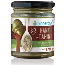 Bio Hanf Tahini 100% Gemahlene Bio Hanfsamen 170 g