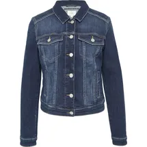 QS Schmal geschnittene Denimjacke in authentischer Waschung - blau - S