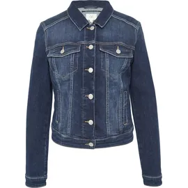 QS Schmal geschnittene Denimjacke in authentischer Waschung - blau - S