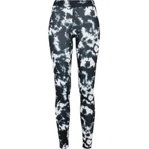 URBAN CLASSICS Ladies Tie Dye Leggings - Schwarz - M