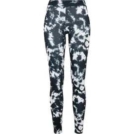 URBAN CLASSICS Ladies Tie Dye Leggings - Schwarz - M