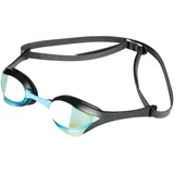 ARENA Cobra Ultra Swipe Mirror Unisex Race Schwimmbrille für Erwachsene, Taucherbrille mit Gebogenen Spiegelgläsern, Anti-Beschlag, UV-Schutz, 5 Austauschbare Nasenstege