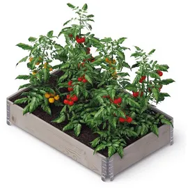 upyard Hochbeet Palettenrahmen 120 x 80 cm Grau