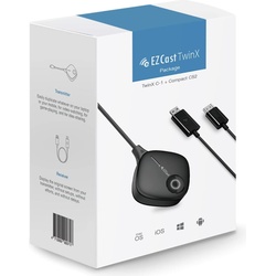 EZCast TwinX – Wireless Display Transmitter und Receiver, TV Receiver
