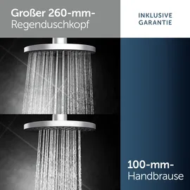 Ideal Standard Alu+ Duschsystem ohne Armatur Silber BD585SI