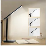 lqwell Schreibtischlampe Schwarz