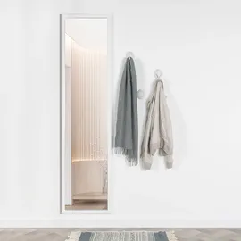 Spinder Wandspiegel SPINDER DESIGN "Donna", weiß, B:46cm H:185cm T:3cm, Metall, Spiegelglas, Spiegel, Wandspiegel, Metall, Breite 46 cm