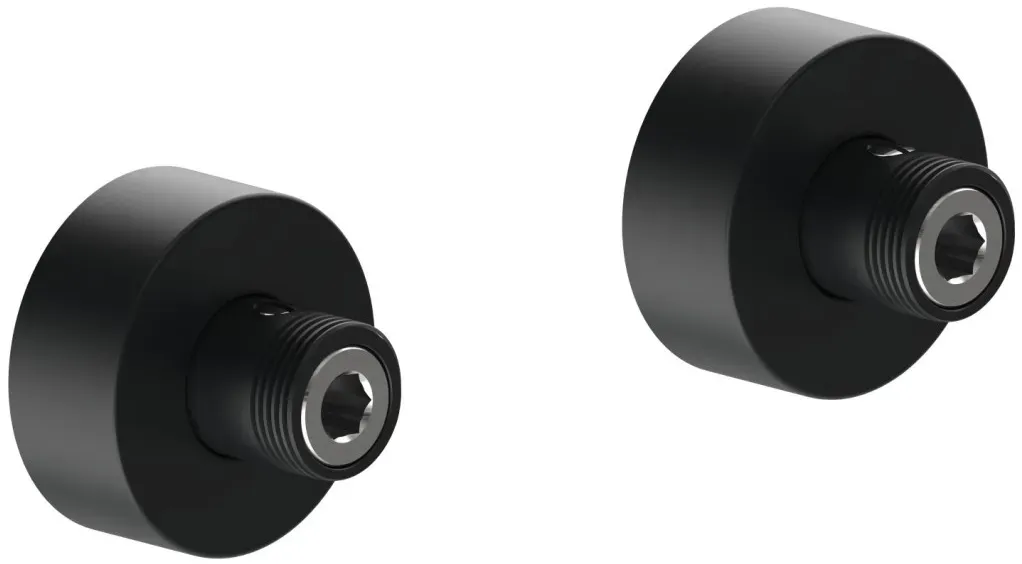 Keuco S-Anschluss Set 59926, Durchmesser 60 mm, schwarz matt, 59926370001 59926370001