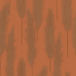 Vliestapete A.S. CRÉATION "Hygge", rot (rot beige), B:1m L:10m, Vlies, Vinyl, Tapeten, Tapete Schilfgras Tapete Pampasgras Tapeten Wohnzimmer Schlafzimmer