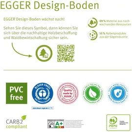 EGGER GreenTec EHD033 1292 x 193 mm berdal eiche natur