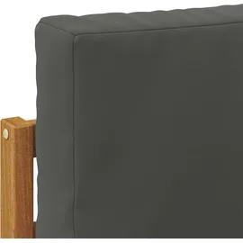 vidaXL Sofagarnituren 9-tlg. Natur/Anthrazit Massivholz